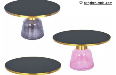 BỘ BÀN SOFA CHÂN THỦY TINH MẶT KÍNH CAO CẤP SL 0968_0970-75G Ở HCM